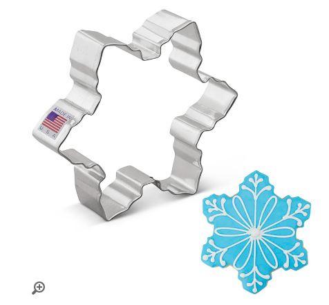 Cookie Cutter Snowflake 4.5” - Sweet Life Cake Supply