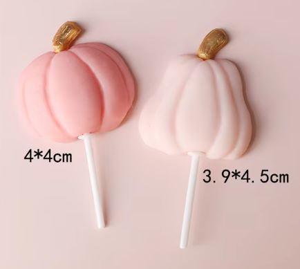 Cute Pink Pumpkins 2PCS