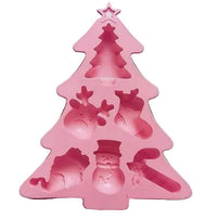 Silicone Mold Christmas Asst. 6pcs - Sweet Life Cake Supply