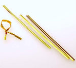 TWIST TIES GOLD (50 PCS)