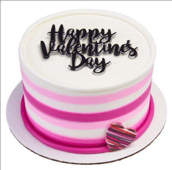 Valentine's Day Script Acrylic Layon Topper 1pcs - Sweet Life Cake Supply