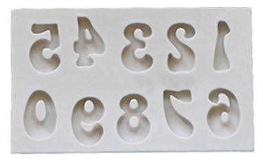 Silicone Mold Groovy Number* - Sweet Life Cake Supply