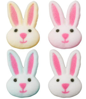 Bunny Head Assortment Dec-Ons® Decorations 4 PCS - Sweet Life Cake Supply