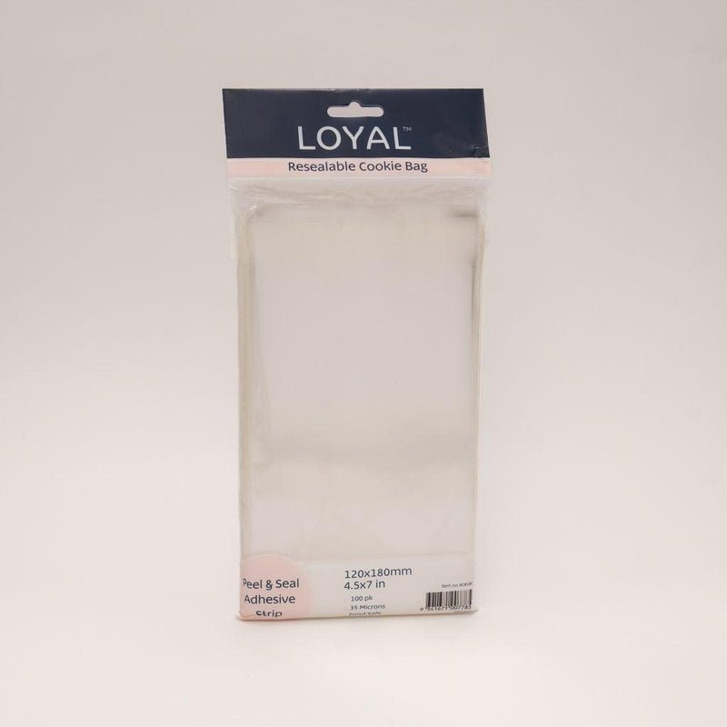 Loyal Resealable Cookie Bag 120x180mm 100pk