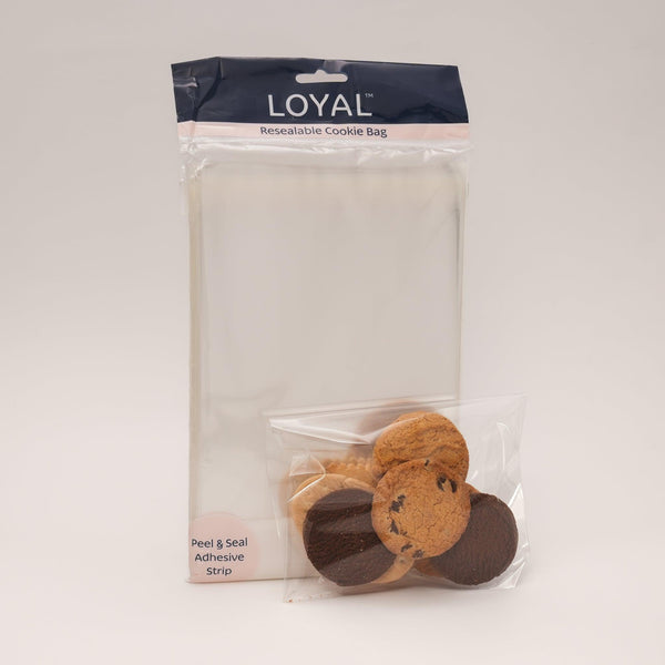 Loyal Resealable Cookie Bag 150x200mm 100pk - Sweet Life Cake Supply