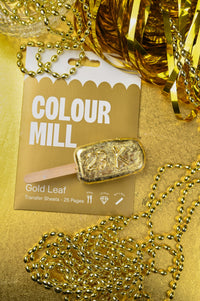 Colour Mill Gold Leaf Transfer Sheets (5 Pages) - Sweet Life Cake Supply