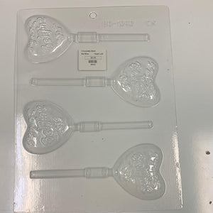 Chocolate Lollipop Mold Be Mine - Sweet Life Cake Supply