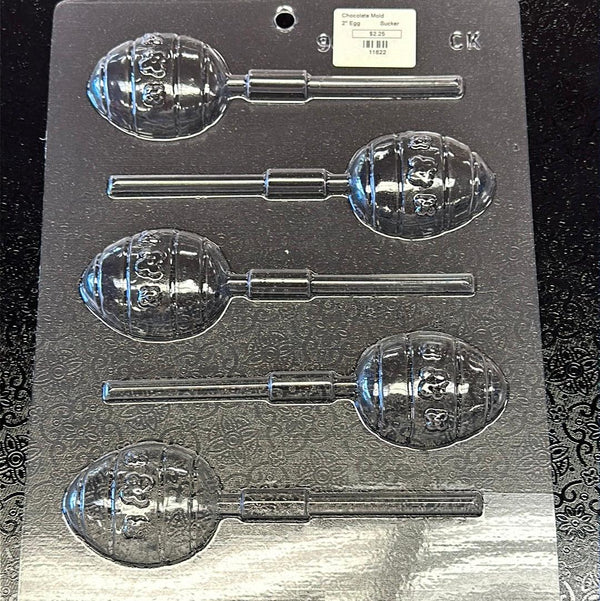 Chocolate Lollipop Mold Decorated Egg - Sweet Life Cake Supply