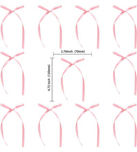 Cake Bows Pink 6 Pieces