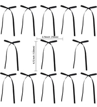 Cake Bows Black 6 Pieces