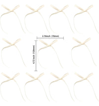 Cake Bows Cream 6 Pieces