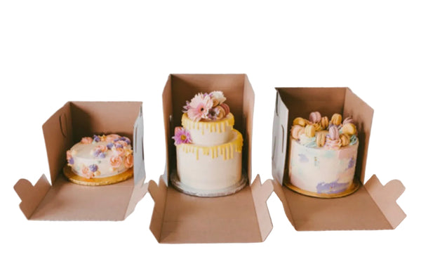 14" x 14" Flex Height Tall Cake Box with Window