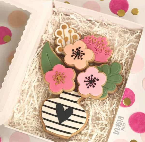 Little Biskut Cutter Set Blank Vase Cutter & Embosser - Sweet Life Cake Supply