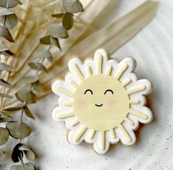 Little Biskut Cutter Set Sun Cutter & Debosser - Sweet Life Cake Supply