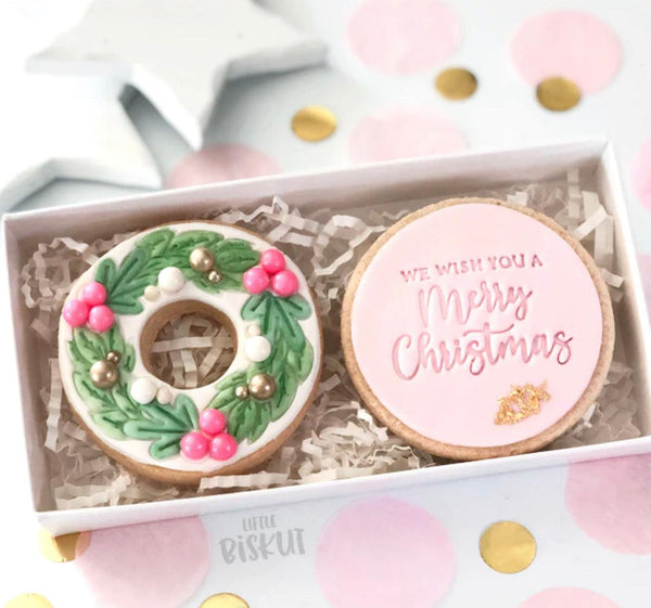 Little Biskut Cutter Set Christmas Wreath - Sweet Life Cake Supply