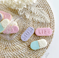 Little Biskut Cutter Set MOM LIFE Pill Cutter Set - Sweet Life Cake Supply