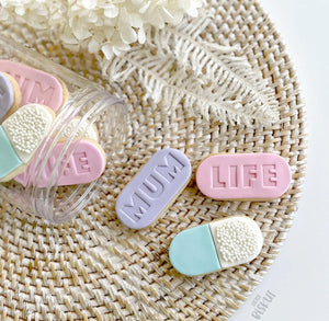 Little Biskut Cutter Set MOM LIFE Pill Cutter Set - Sweet Life Cake Supply