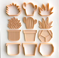 Little Biskut Cutter Set Pot Plants Full Set - Sweet Life Cake Supply