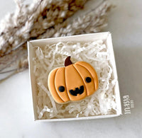 Little Biskut Cutter Set Pumpkin Stamp & Cutter - Sweet Life Cake Supply