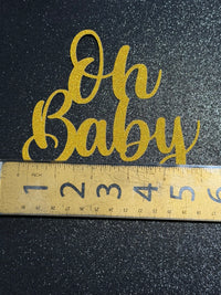 Oh Baby Gold Cake Layon