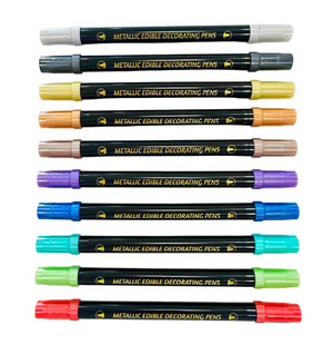 Metallic Dual Tipped Food Markers - Single Color - Sweet Life Cake Supply