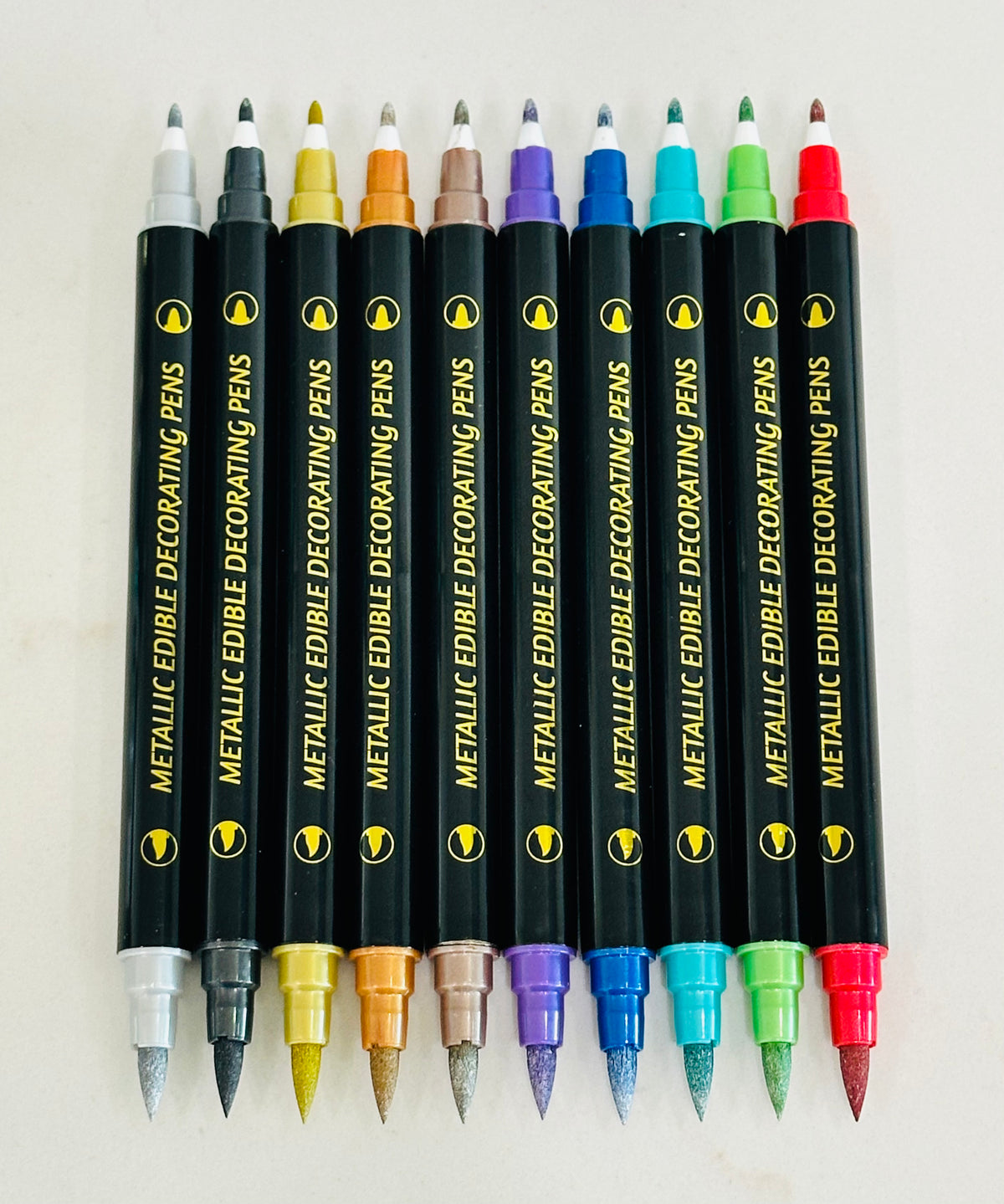 Metallic Dual Tipped Food Markers - Single Color - Sweet Life Cake Supply