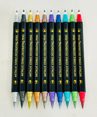 Metallic Dual Tipped Food Markers - Single Color - Sweet Life Cake Supply