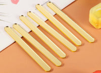 Gold Acrylic Popsicle Sticks 10pk