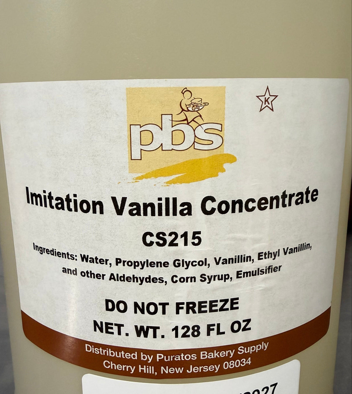 Clear Flavor Vanilla 1 Gallon