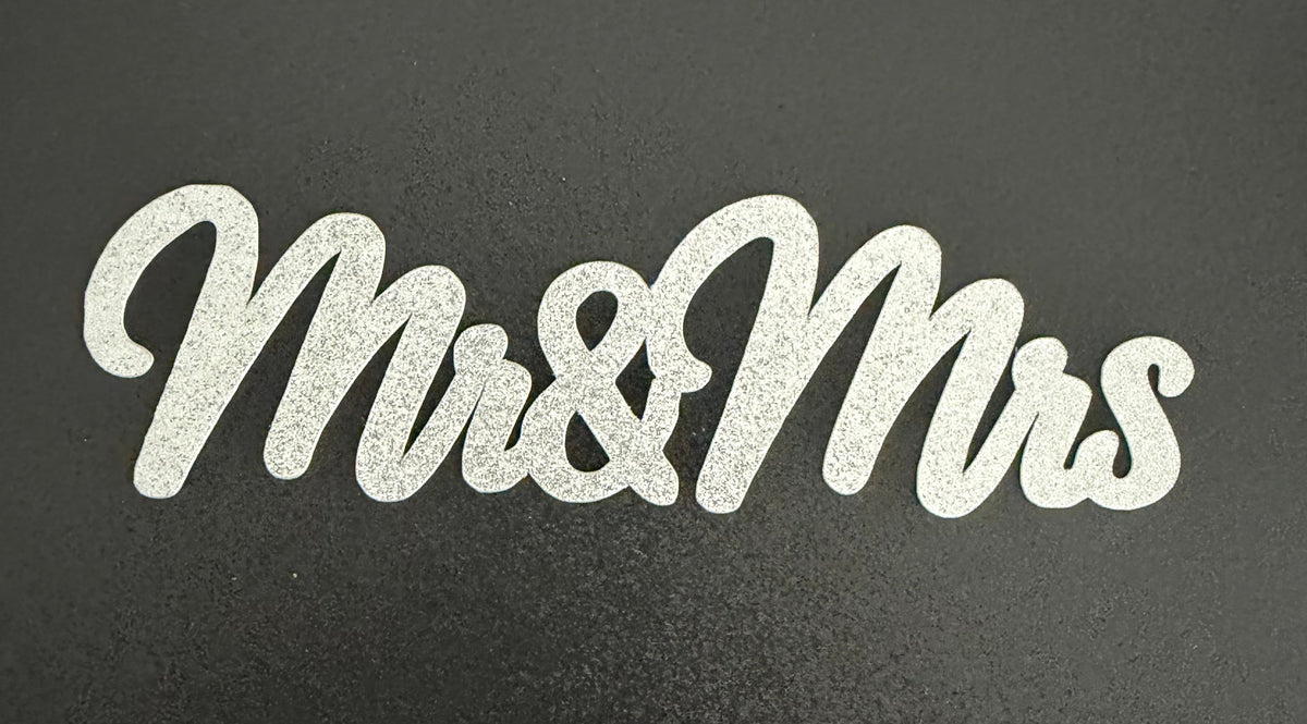 Mr. & Mrs. Silver Topper Style 2