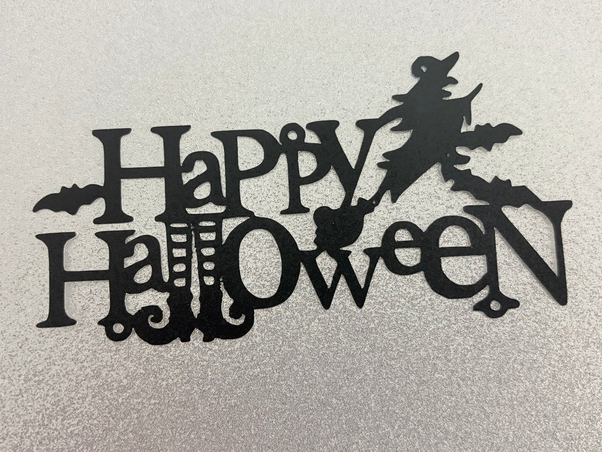 Happy Halloween Witch Layon or Topper