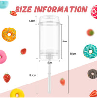 Cake Push Up Pop Containers with Lids