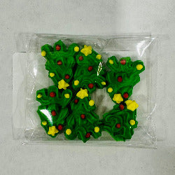 Royal Icing Mini Christmas Trees 6pcs