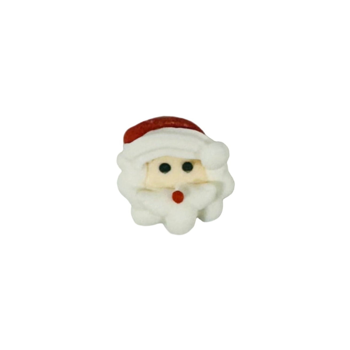 Royal Icing Mini Santa Face 6pcs