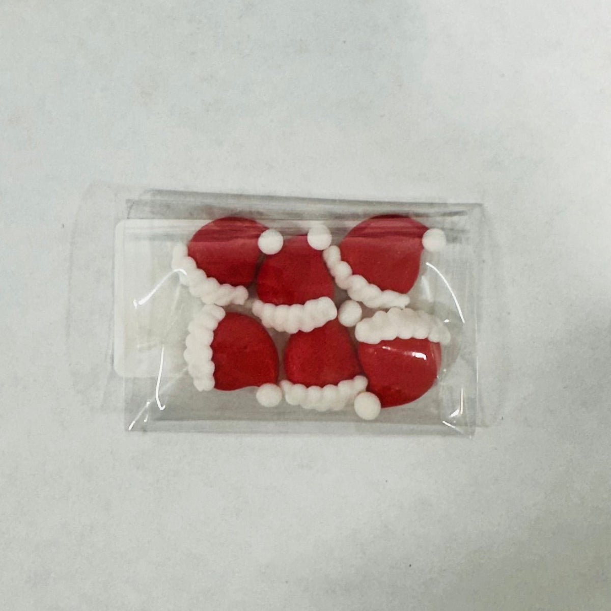 Royal Icing Mini Santa Hat 6pcs