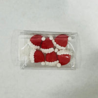 Royal Icing Mini Santa Hat 6pcs