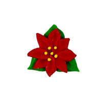 Royal Icing Mini Poinsettia 6pcs