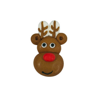 Royal Icing Reindeer Face 1pcs