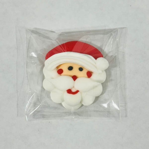 Royal Icing Large Santa Face 1pcs