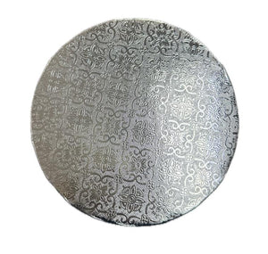Silver Round Cake Drums 1/2" Thick - Sweet Life Cake Supply