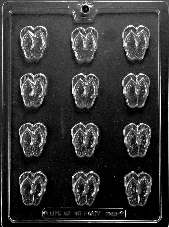 Chocolate Mold Flip Flop Bite Size - Sweet Life Cake Supply