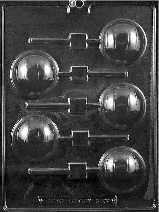 Chocolate Lollipop Mold Volley Ball - Sweet Life Cake Supply