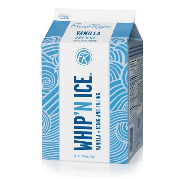 Flavor Right Whip N Ice Vanilla Gallon - Sweet Life Cake Supply