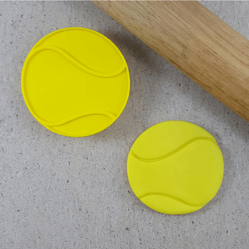 CCC Embosser Tennis Ball 70mm - Sweet Life Cake Supply