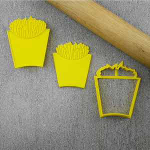CCC Cutter & Embosser Set Fries - Sweet Life Cake Supply