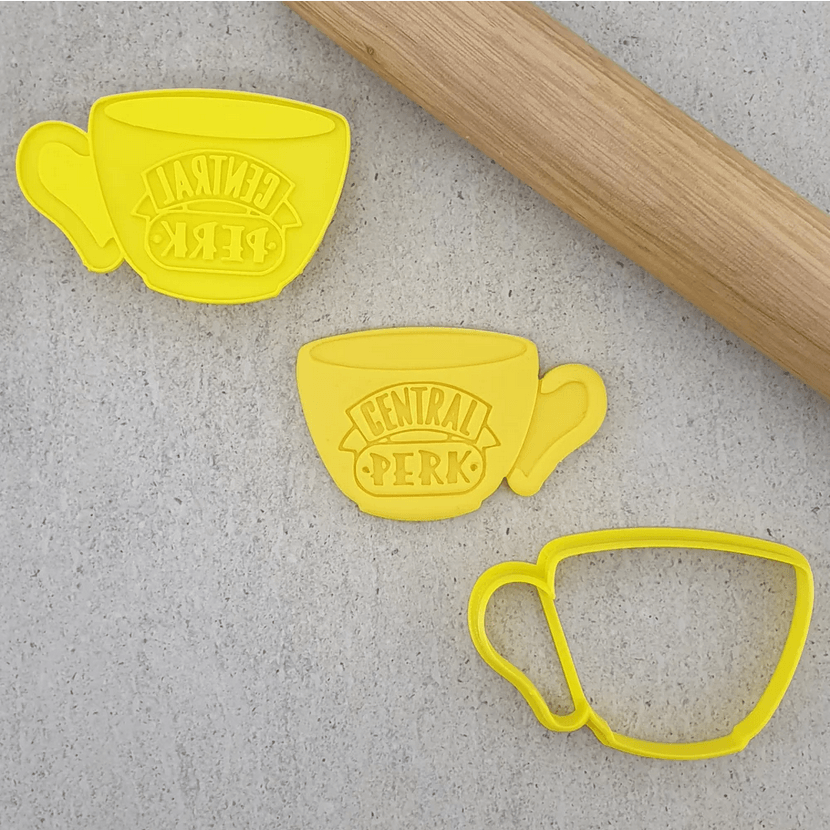 CCC Cutter & Embosser Set Central Perk Coffee Cup - Sweet Life Cake Supply