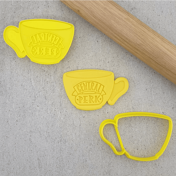 CCC Cutter & Embosser Set Central Perk Coffee Cup - Sweet Life Cake Supply