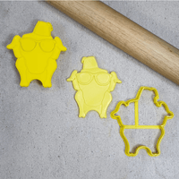 CCC Cutter & Embosser Set Friends Turkey - Sweet Life Cake Supply