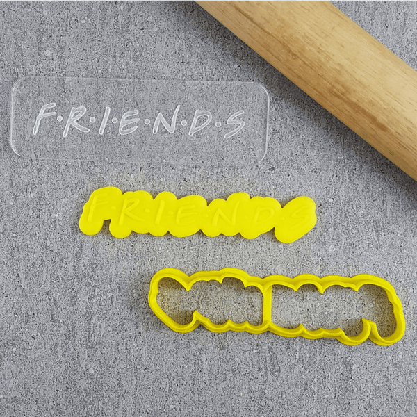 CCC Cutter & Debosser Set Friends - Sweet Life Cake Supply