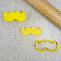 CCC Cutter & Embosser Set Mustache V2 - Sweet Life Cake Supply
